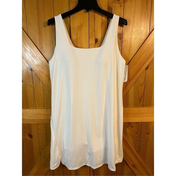 Xersion Everultra-Lite Sleeveless Tennis Dress Size XL White nwt (0246) - Picture 1 of 6